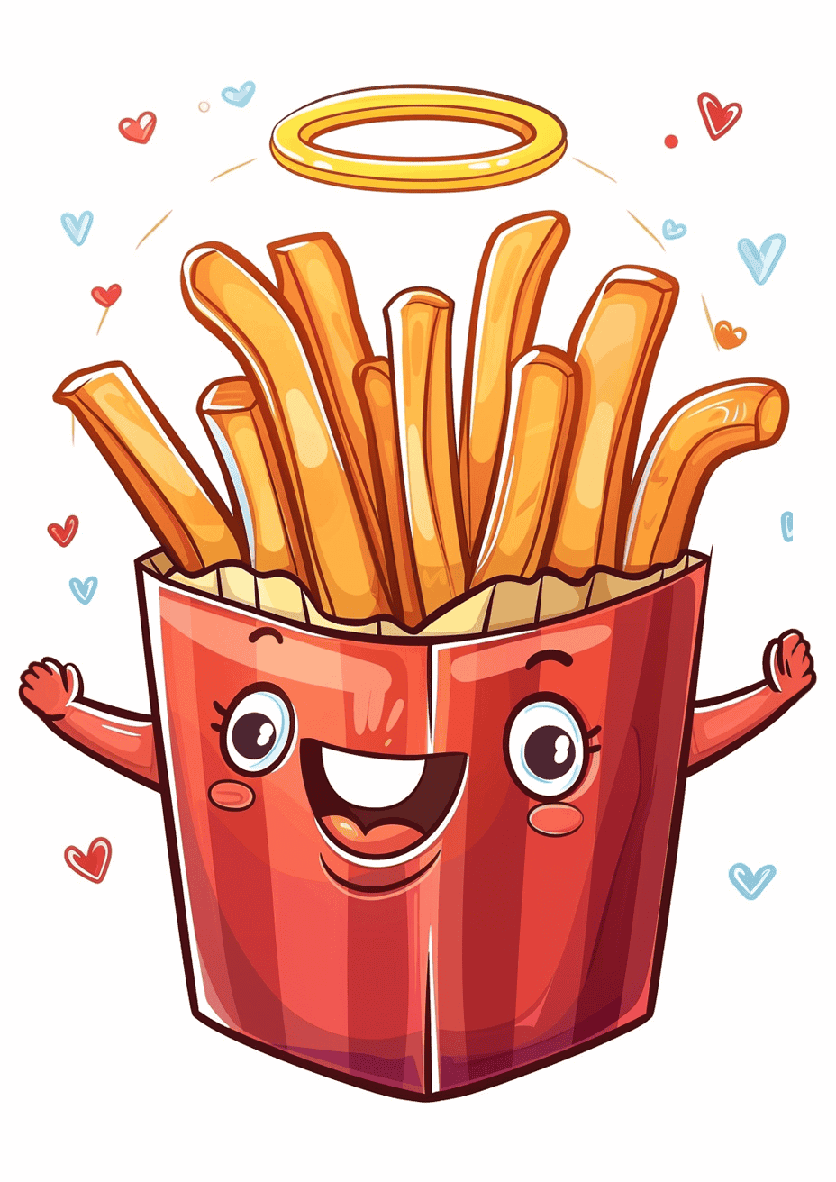 Fries with a Heavenly Halo
